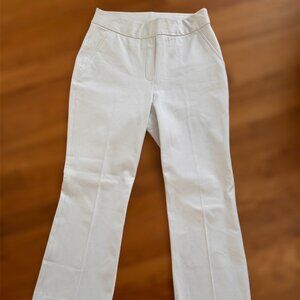 Spanx White Kick Flare Pants Small Petite EUC